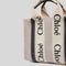 Chloe Small Woody Tote Bag White Blue RS-CHC22AS397I2691J
