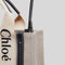 Chloe Small Woody Tote Bag White Blue RS-CHC22AS397I2691J