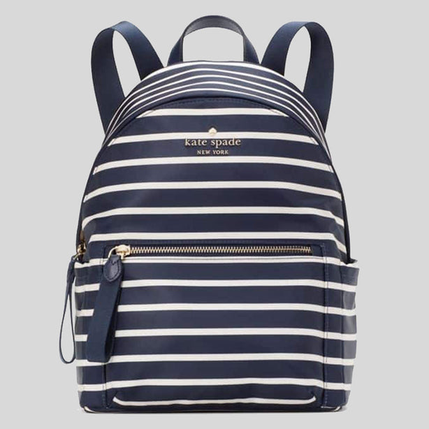 Kate Spade Chelsea Nylon Medium Backpack Blue Multi RS-KB602