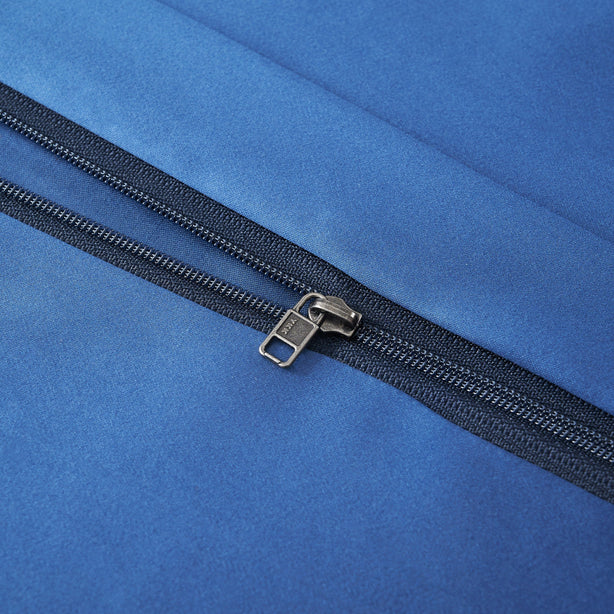 Hotelier Prestigio - Cerulean Blue with Lace Trim Bundle Bed Set