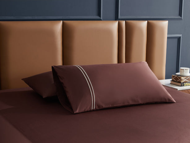 Hotelier Prestigio - Bruno With Tawny Lines Fitted Sheet Set