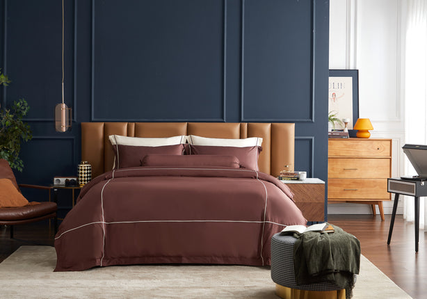 Hotelier Prestigio - Bruno With Tawny Cross Border Bundle Bed Set