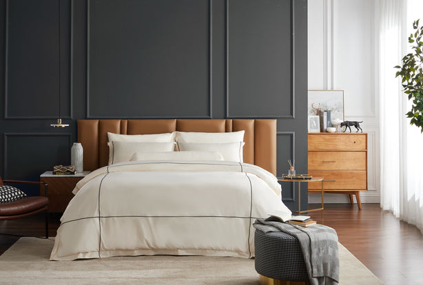 Hotelier Prestigio - Freya With Umber Cross Border Bundle Bed Set