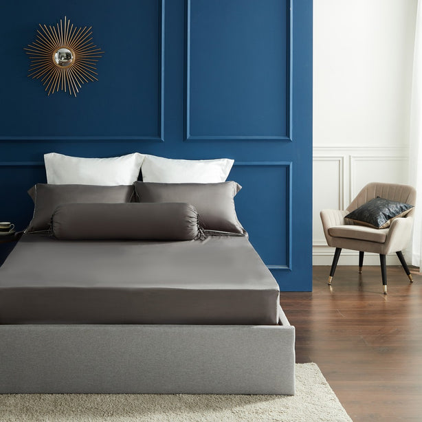 Palais Suite - LF Steel Gray Fitted Sheet Set