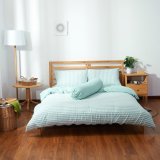 Cotton Pure - Pale Green Stripe Jersey Cotton Bundle Bed Set