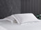 Hotelier Prestigio - Lucent White With Grey Border Fitted Sheet Set