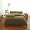 Cotton Pure - Coyote Brown Jersey Cotton Fitted Sheet Set