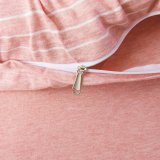 Cotton Pure - Pinky Stripe Jersey Cotton Quilt Cover