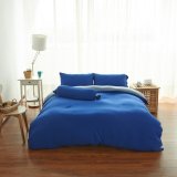 Cotton Pure - Klein Blue Jersey Cotton Quilt Cover