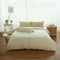 Cotton Pure - Milky Beige Jersey Cotton Quilt Cover