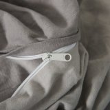 Cotton Pure - Ash Grey Jersey Cotton Quilt Cover