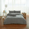 Cotton Pure - Ash Grey Jersey Cotton Quilt Cover
