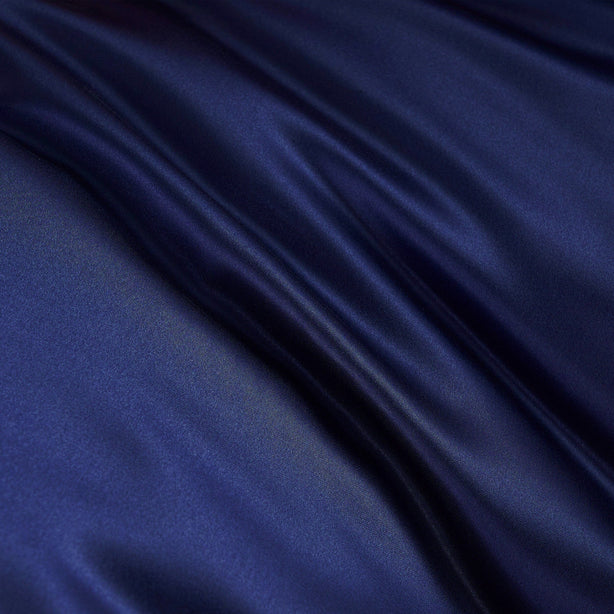 Seta Couture - Mulberry Silk Navy Blue Pillow Case