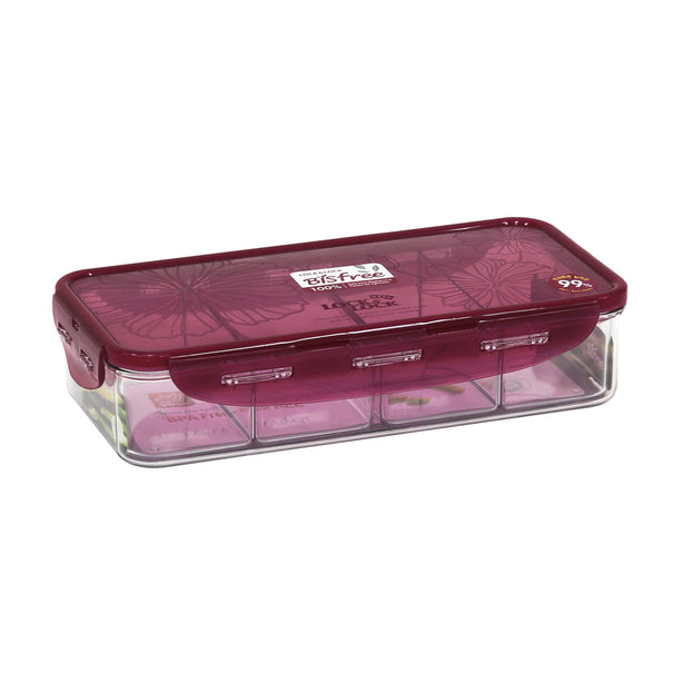 LocknLock Bisfree Airtight Food Container with Removable Divider 1.8L