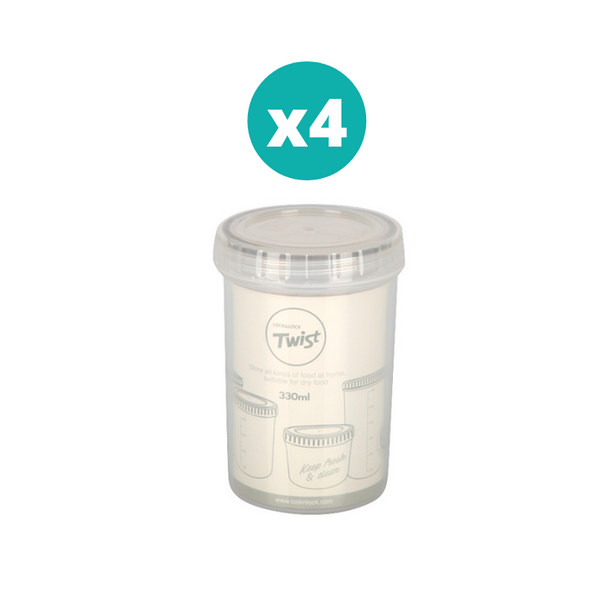 LocknLock Twist Food Container 330ml 4P Set