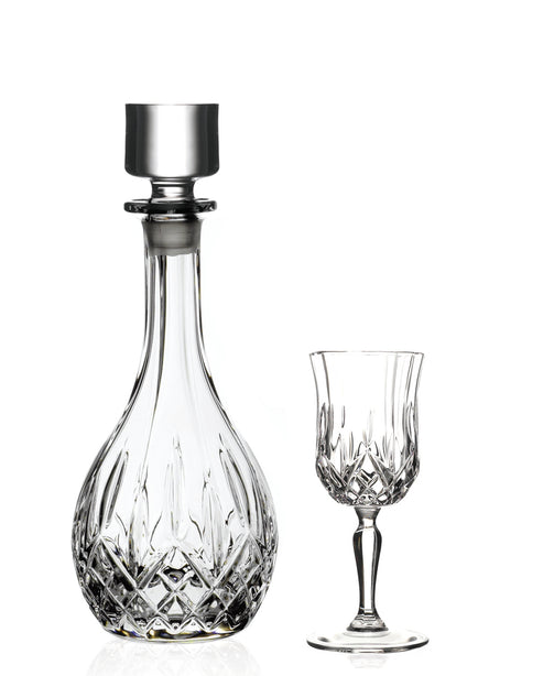 Rcr Opera 7pcs Sherry Set & Stemware 4
