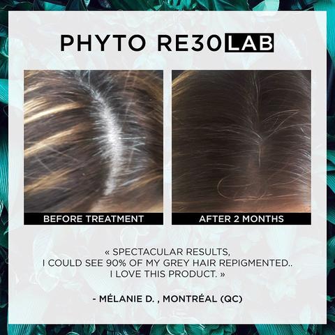 Phyto (Twin Pack) RE30 Grey Hair Treatment Repigmenting Technology (50ml)