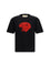 Valentino Panther cotton T-shirt - Black/Red
