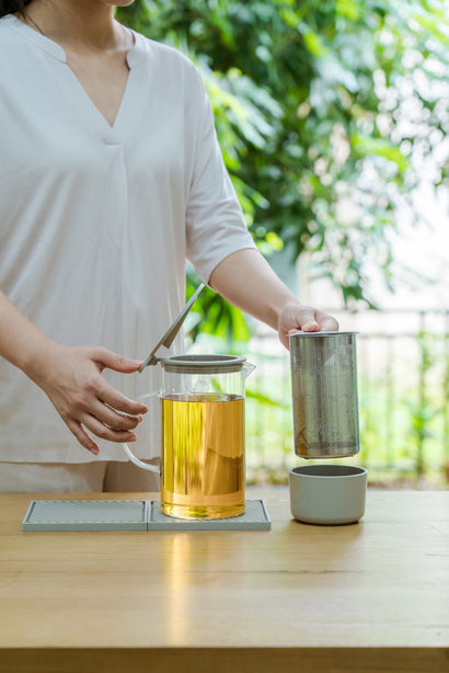 Bd60597 Buydeem Tea Pot Glass With Bracket 800Ml