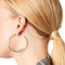 Marc Jacobs Monogram Hoops Earrings in Gold J207M03FA22