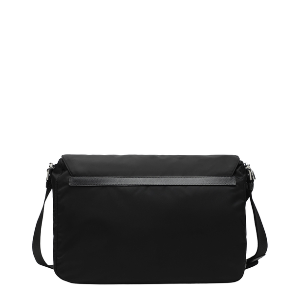 Re-Nylon Crossbody Bag In Black