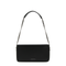 Siren Small Cow Leather Pochette - Black