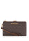 Michael Kors Jet Set Travel Large Double Zip Wristlet In Signature - Brown