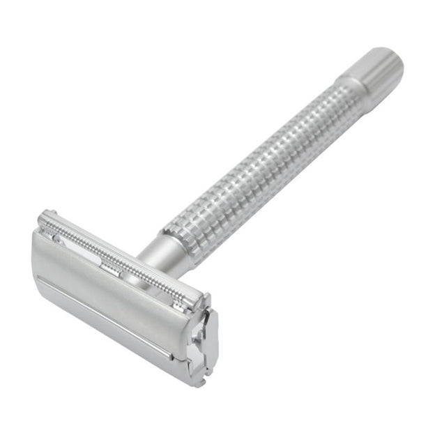 Giesen & Forsthoff Chrome Matt 100mm Brass Butterfly Safety Razor