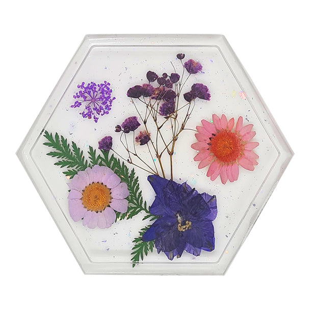 Jojomama Hexagon Bloom Coaster - Set of 4