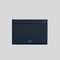 CELINE Multifunction Card Holder In Grained Leather Navy RS-10B763