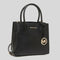 Michael Kors Mercer Medium Pebbled Leather Crossbody Bag Black RS-35S1GM9M2L