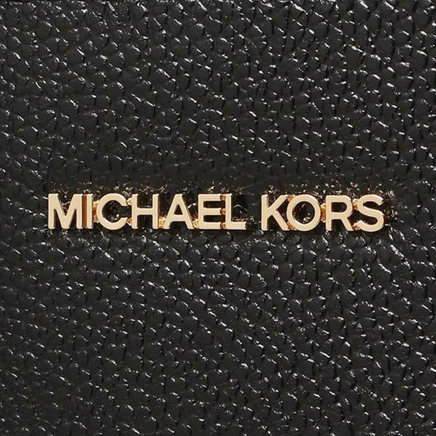Michael Kors Mercer Medium Pebbled Leather Crossbody Bag Black RS-35S1GM9M2L