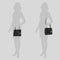 Michael Kors Mercer Medium Pebbled Leather Crossbody Bag Black RS-35S1GM9M2L