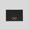 Ferragamo Gancini Leather Credit Card Holder Black RS-220007