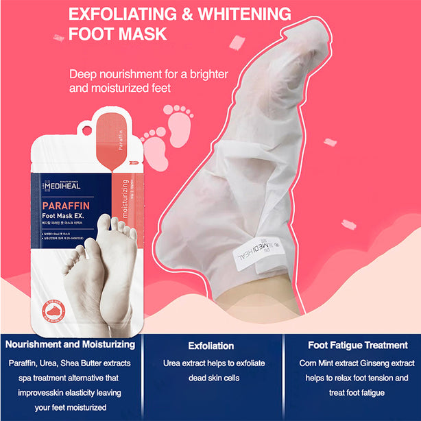 Mediheal Paraffin Foot Mask EX Box 5p