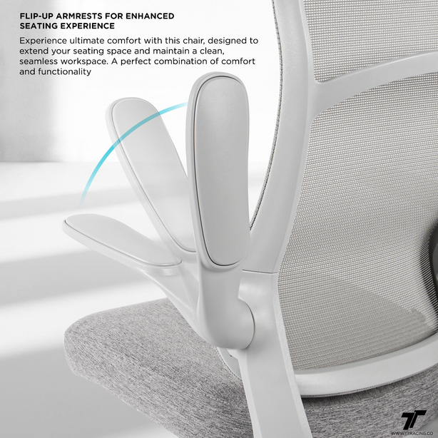 TTRacing AIRFLEX Office Chair - Ashy Grey