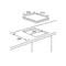 Tecno-TA311TRSV 30cm Single Burner Tempered Glass Domino Hob