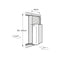 Tecno-TAC823i Slim Design Inverter Casement Air-conditioner