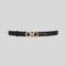 Ferragamo Women's Sized Gancini Belt Black RS-675180