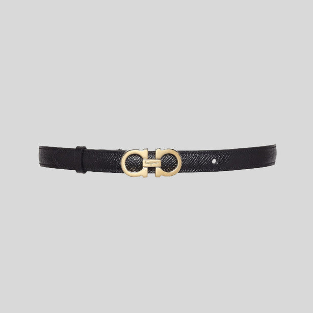 Ferragamo Women's Sized Gancini Belt Black RS-675180