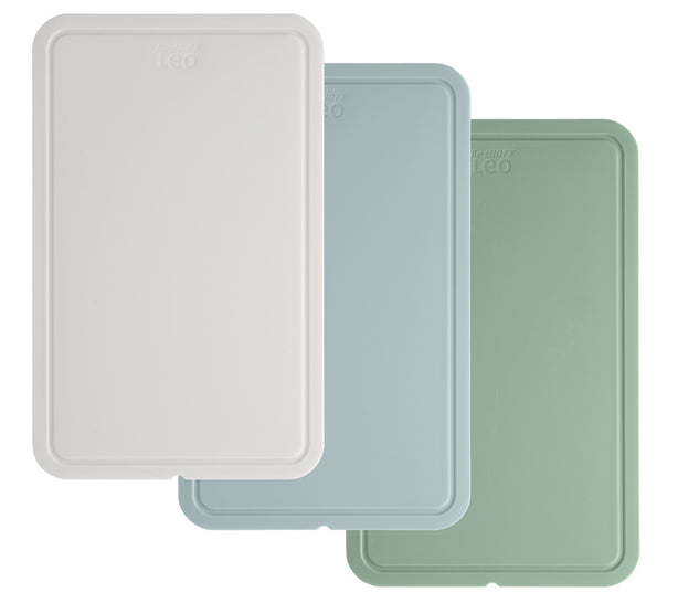 Bh0382 Berghoff 3-Pc Cutting Board Set Spirit/Sage/Slate 32X20Cm