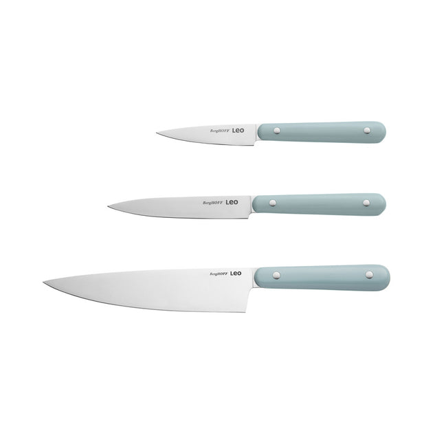 Bh0472 Berghoff 3-Pc Starter Knife Set Slate