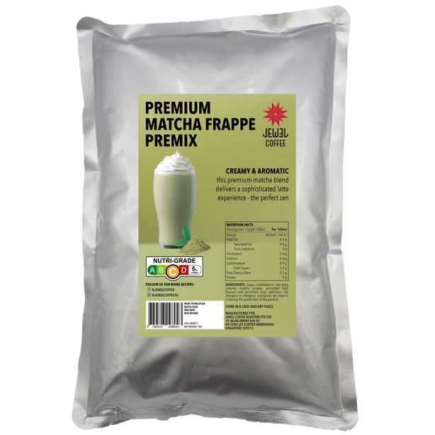 Jewel Coffee Premium Matcha Frappe Premix 1kg