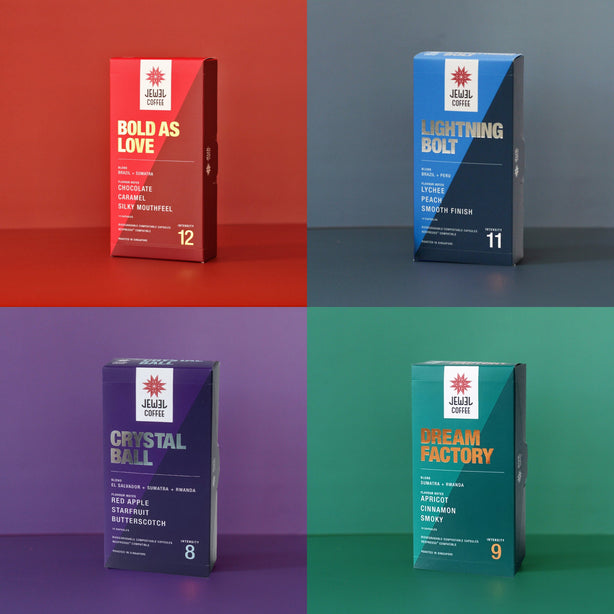 Jewel Coffee Specialty Coffee Capsules - Blend Variety Pack (4x 10pc)