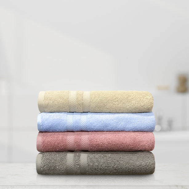 Bellami Plush 100% Egyptian Cotton Bath Towel - 4 Colours