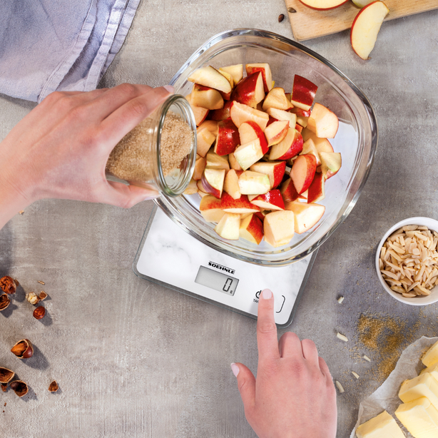 S61516 Soehnle Ksd Page Compact 300 Marble (Kitchen Scale Digital)