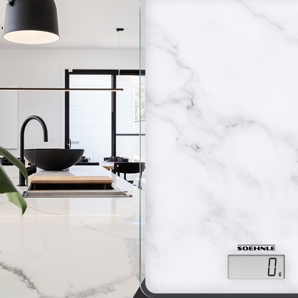 S61516 Soehnle Ksd Page Compact 300 Marble (Kitchen Scale Digital)