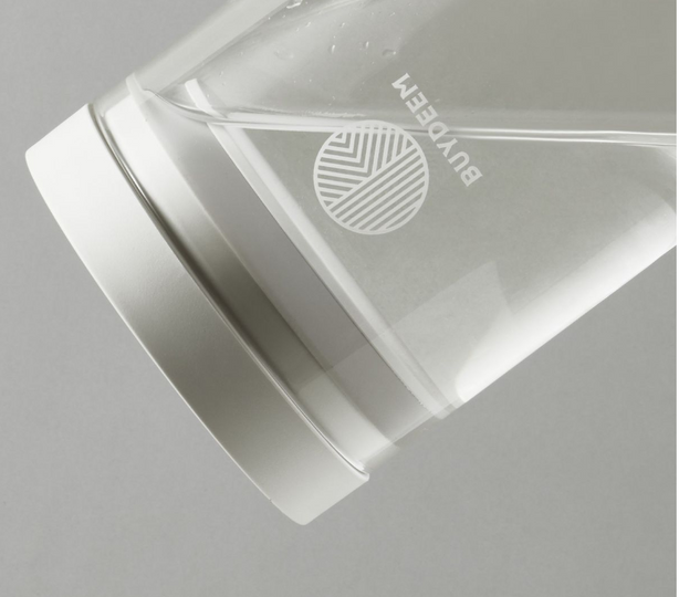 Bd60351 Buydeem Airtight Glass Storage Jar 600Ml (Grey)