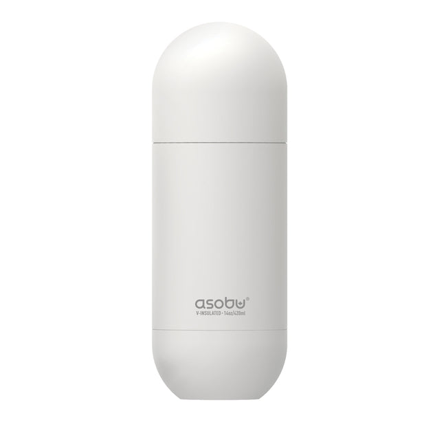 Asbv30Wh Asobu Orb Water Bottle White 420Ml