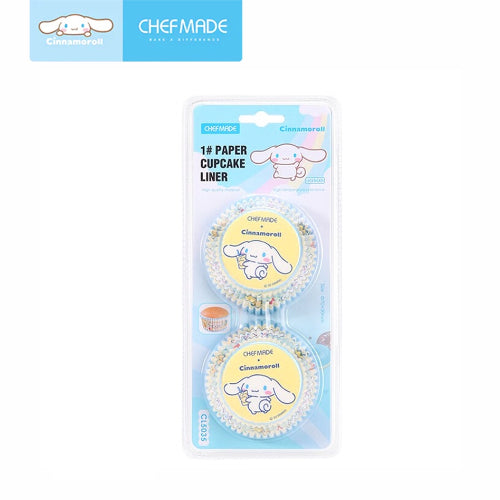 Chefmade Paper Oil-Proof Cupcake Liner 100Pcs/Pkt, Design 1#, Cinnamon Roll